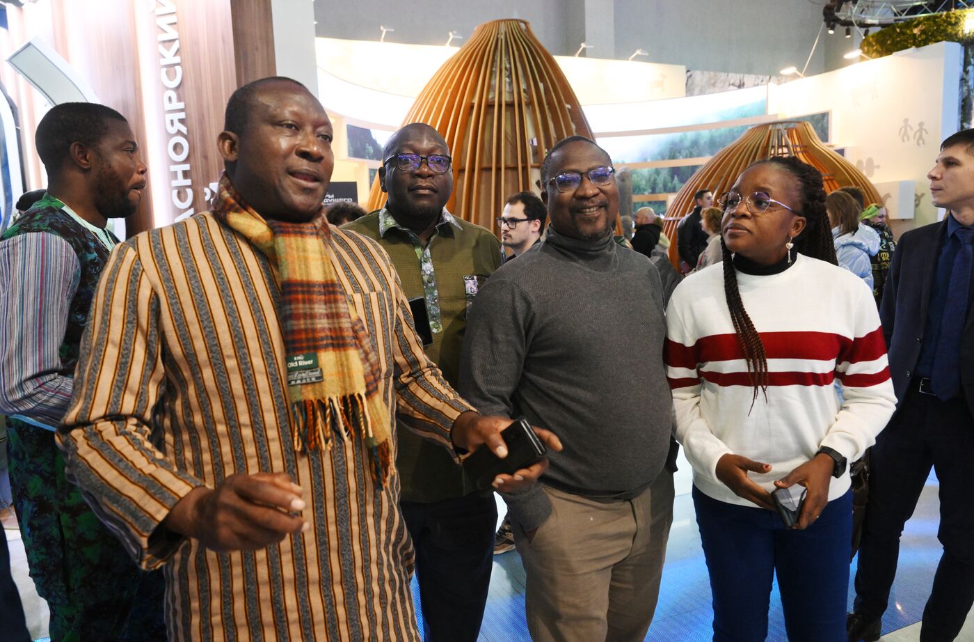 International RUSSIA EXPO Forum and Exhibition. Burkina-Faso delegation