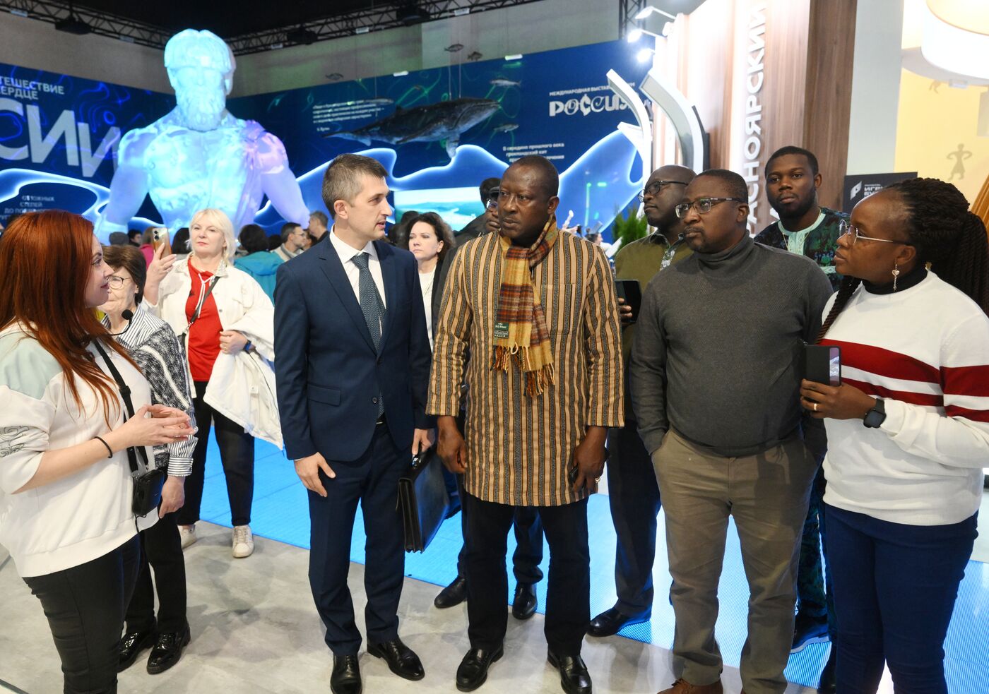 International RUSSIA EXPO Forum and Exhibition. Burkina-Faso delegation