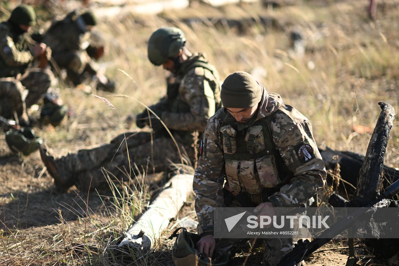 Russia Ukraine Military Operation Troops Training