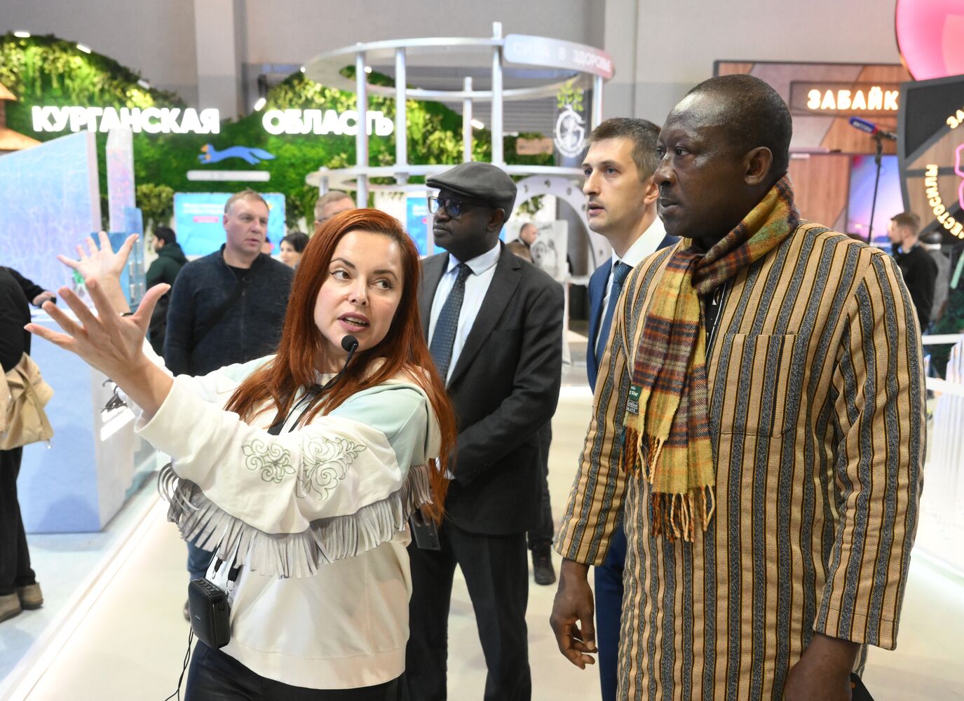 International RUSSIA EXPO Forum and Exhibition. Burkina-Faso delegation