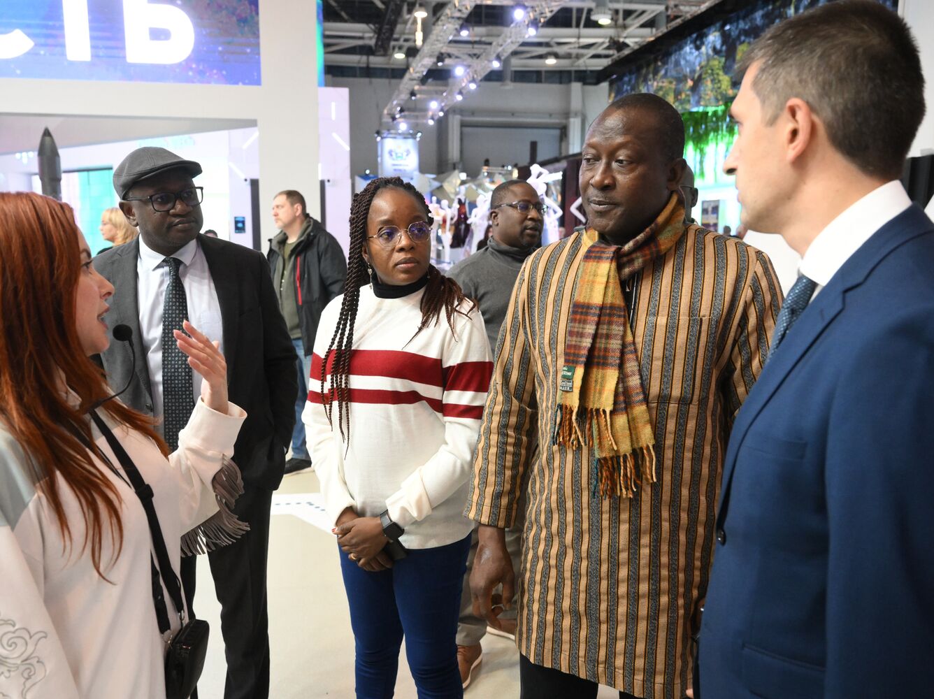 International RUSSIA EXPO Forum and Exhibition. Burkina-Faso delegation