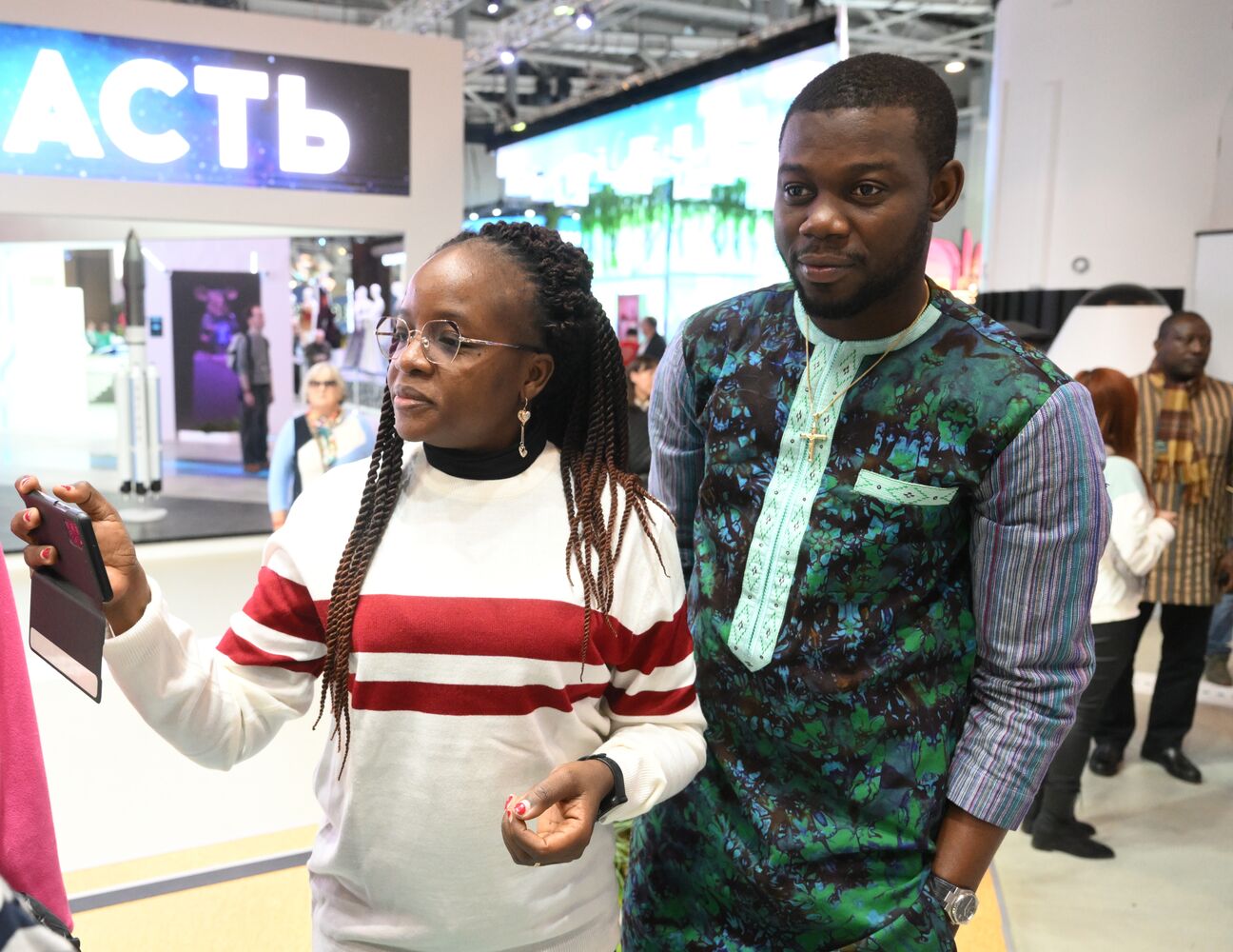 International RUSSIA EXPO Forum and Exhibition. Burkina-Faso delegation