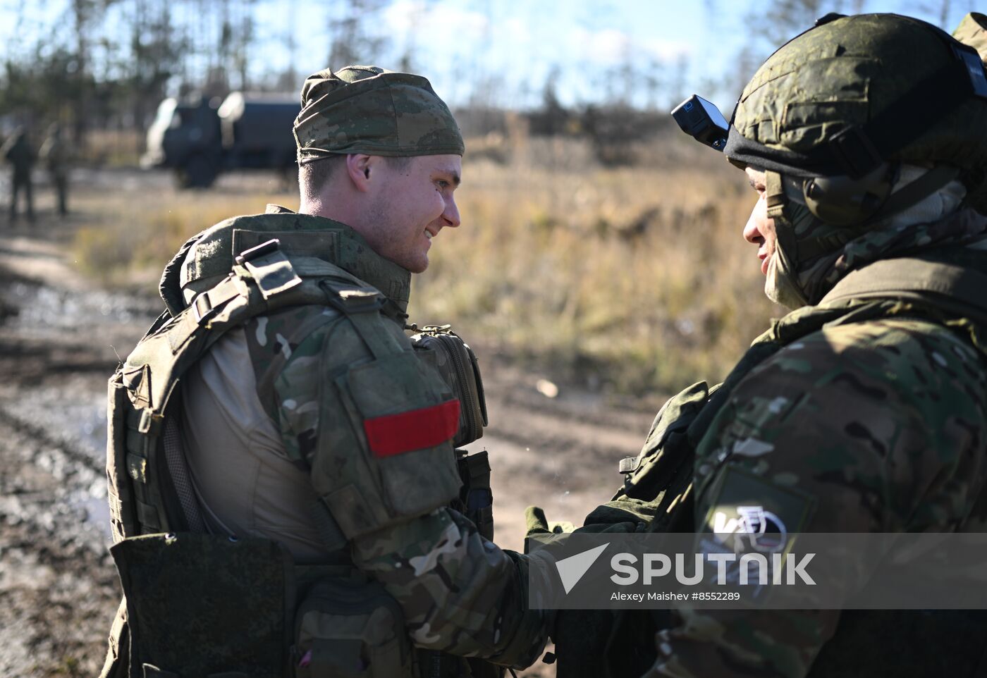 Russia Ukraine Military Operation Troops Training