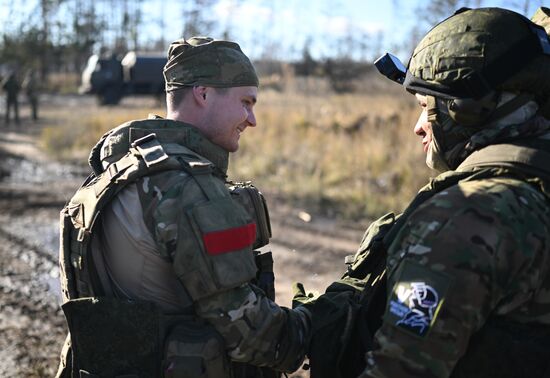 Russia Ukraine Military Operation Troops Training