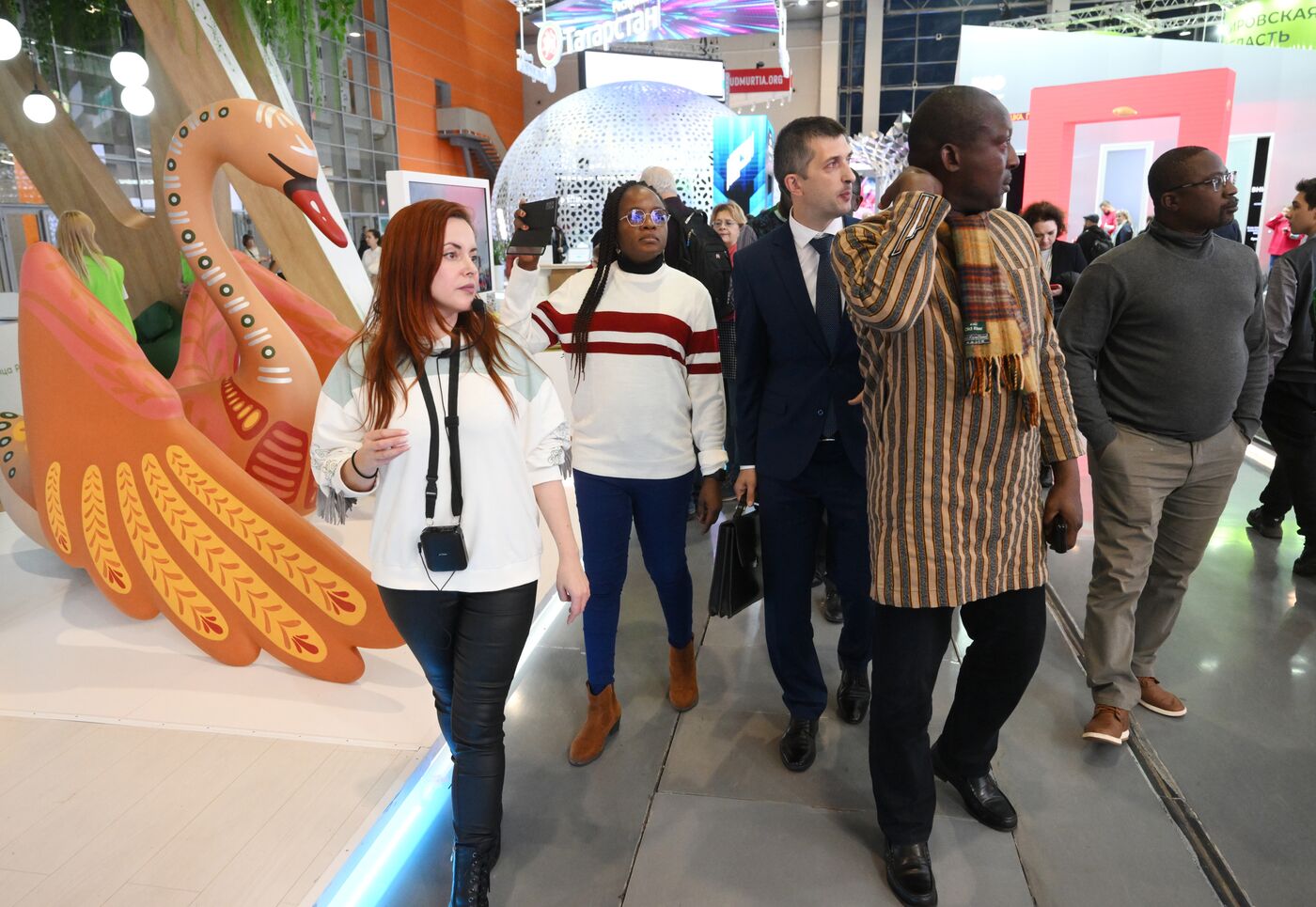 International RUSSIA EXPO Forum and Exhibition. Burkina-Faso delegation