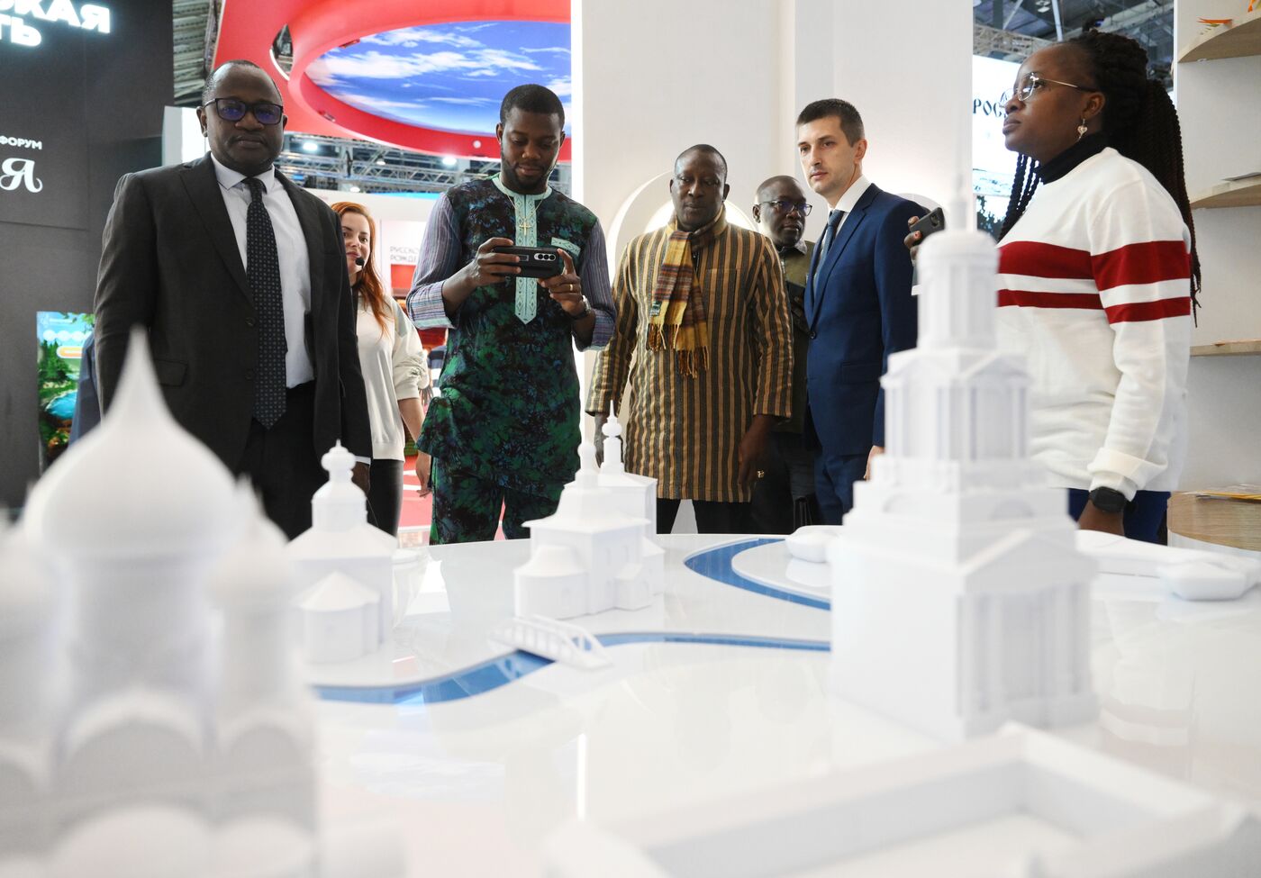 International RUSSIA EXPO Forum and Exhibition. Burkina-Faso delegation