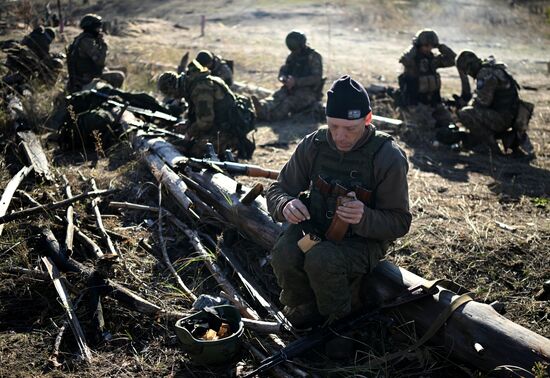 Russia Ukraine Military Operation Troops Training