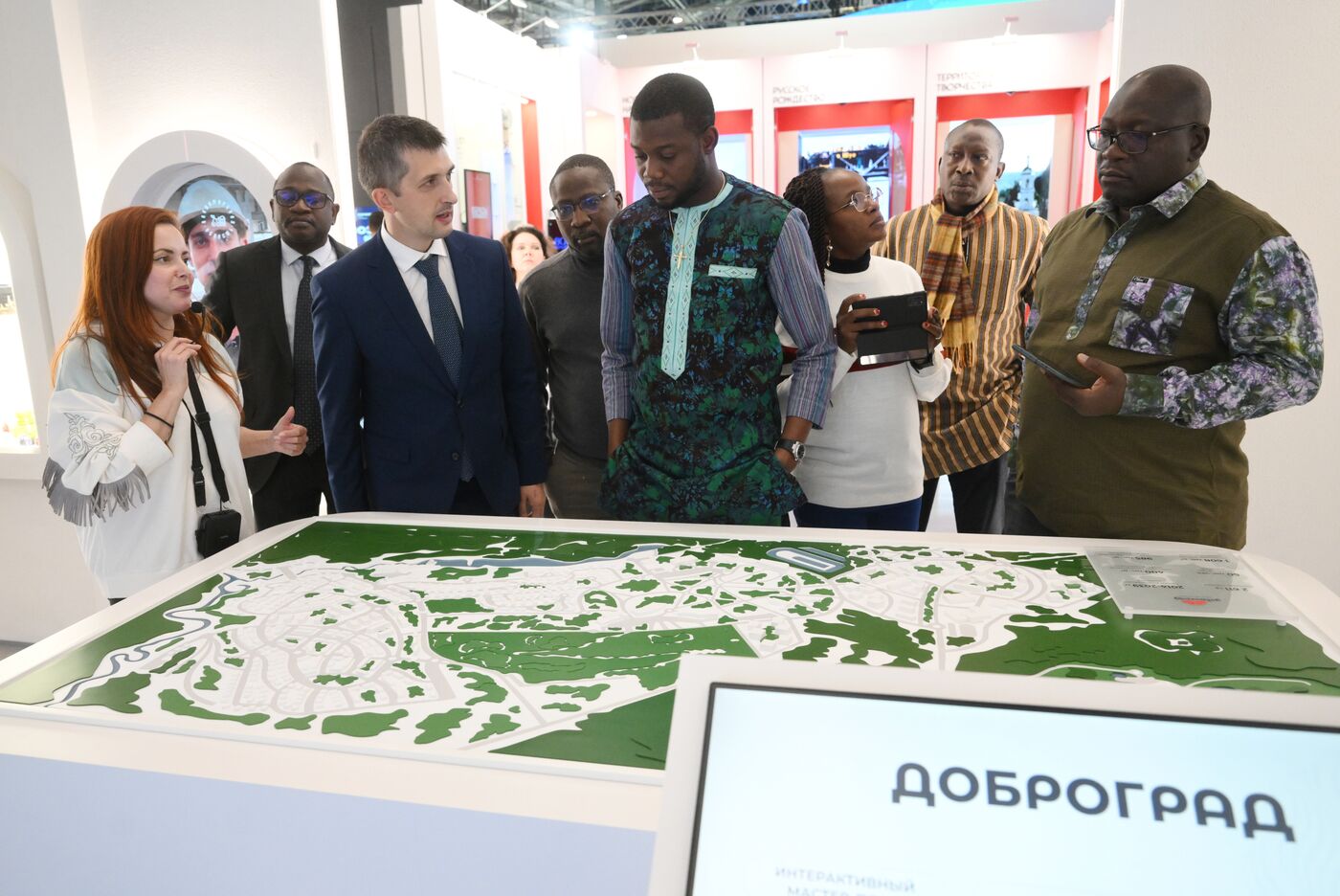 International RUSSIA EXPO Forum and Exhibition. Burkina-Faso delegation