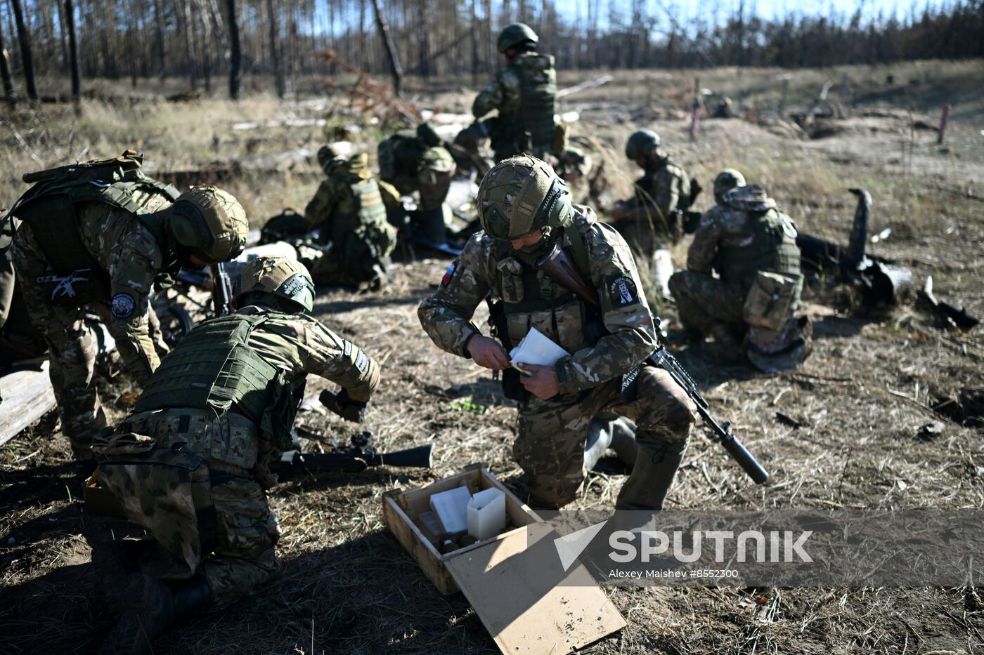 Russia Ukraine Military Operation Troops Training