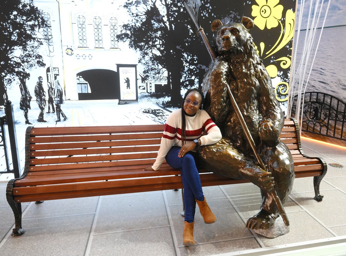 International RUSSIA EXPO Forum and Exhibition. Burkina-Faso delegation