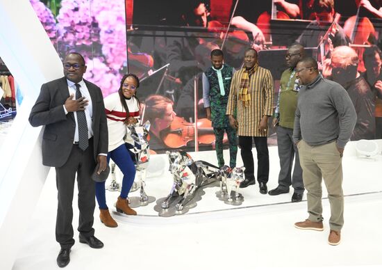 International RUSSIA EXPO Forum and Exhibition. Burkina-Faso delegation