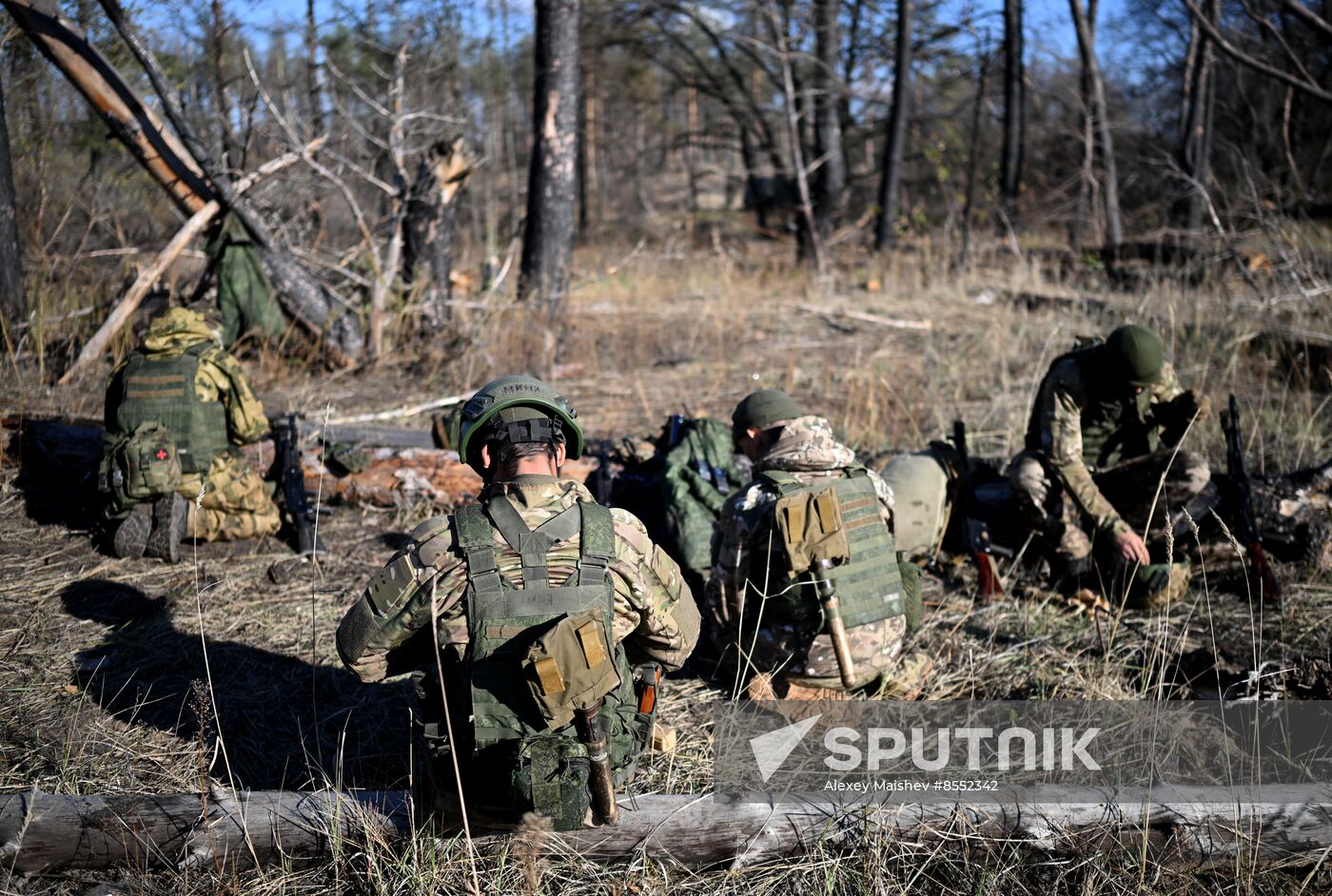 Russia Ukraine Military Operation Troops Training