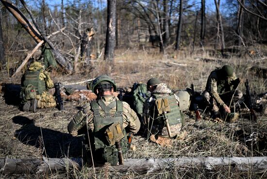 Russia Ukraine Military Operation Troops Training