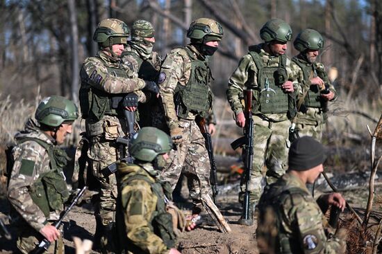 Russia Ukraine Military Operation Troops Training