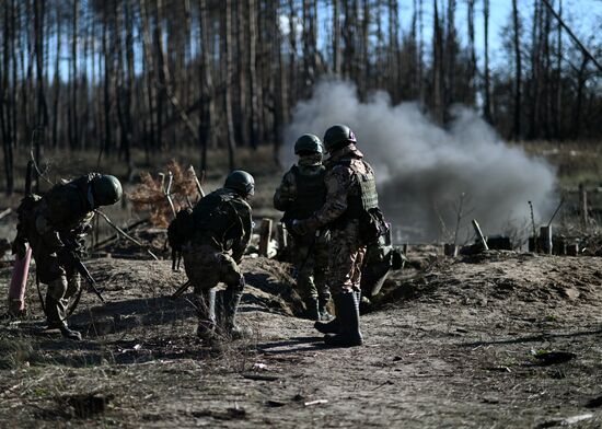 Russia Ukraine Military Operation Troops Training