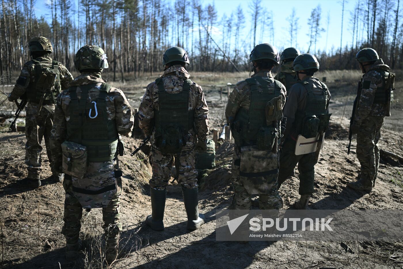 Russia Ukraine Military Operation Troops Training