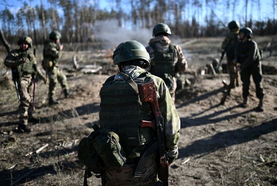 Russia Ukraine Military Operation Troops Training