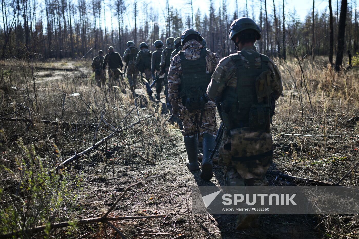 Russia Ukraine Military Operation Troops Training