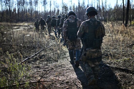 Russia Ukraine Military Operation Troops Training