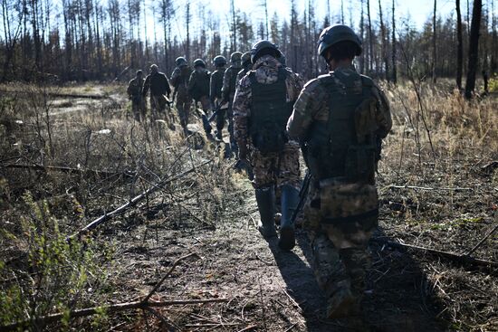 Russia Ukraine Military Operation Troops Training