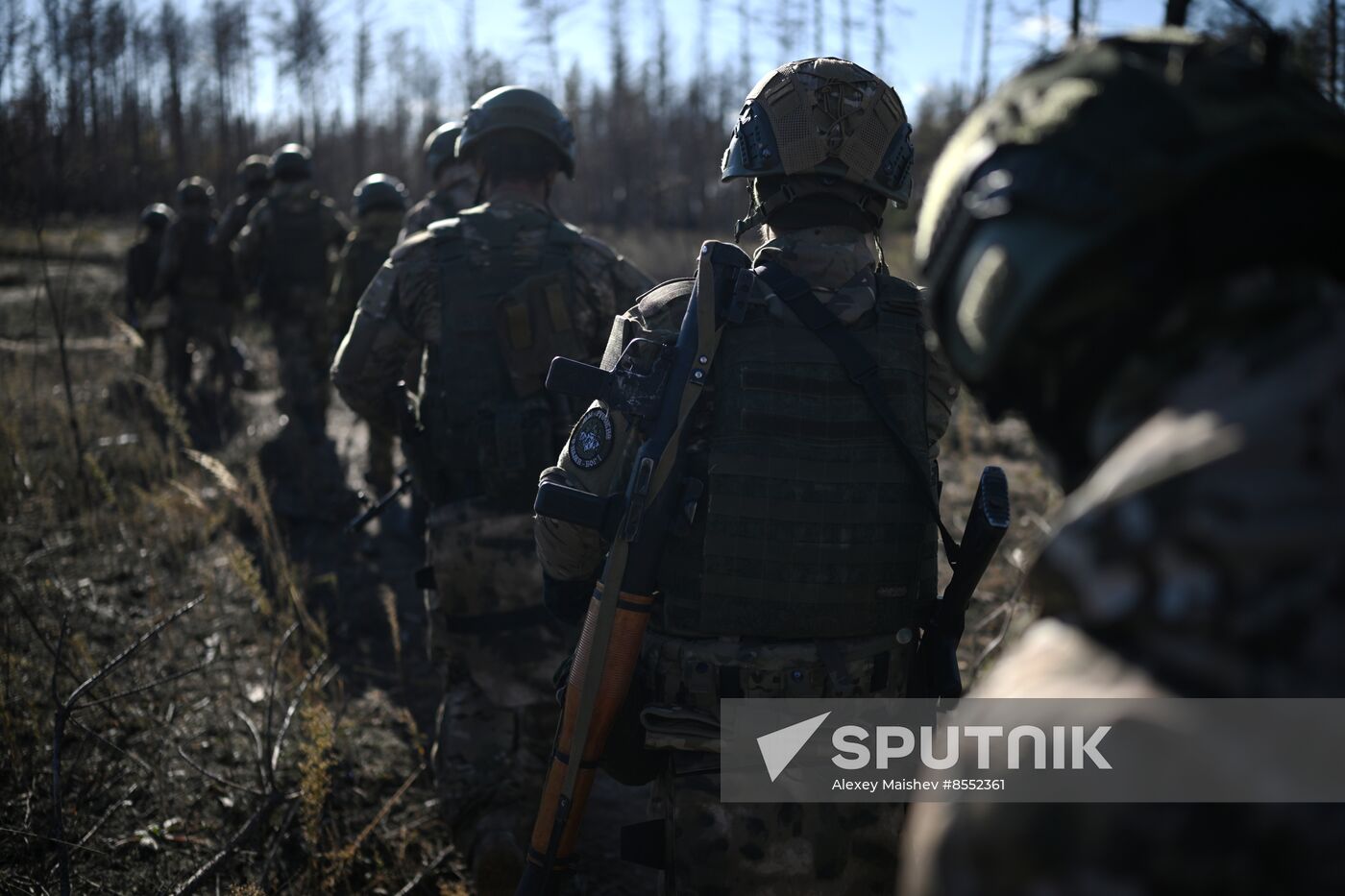 Russia Ukraine Military Operation Troops Training