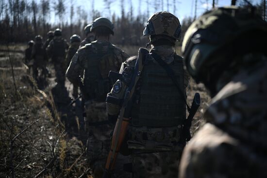 Russia Ukraine Military Operation Troops Training