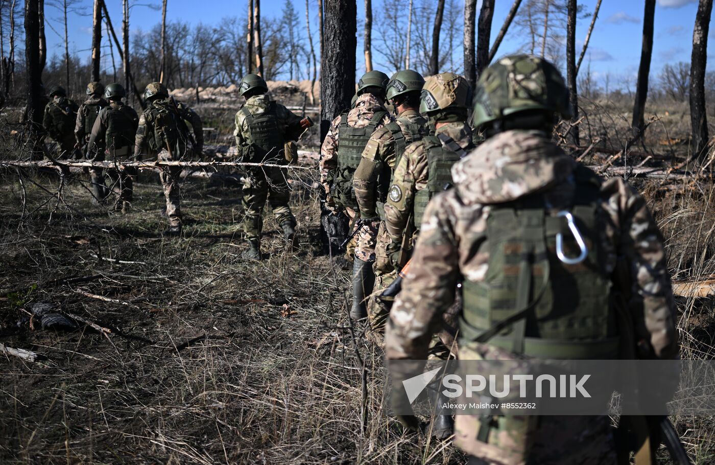 Russia Ukraine Military Operation Troops Training