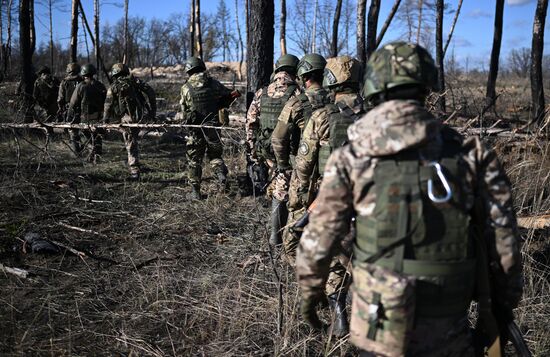 Russia Ukraine Military Operation Troops Training