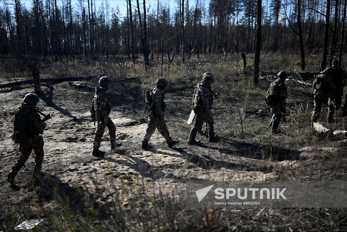 Russia Ukraine Military Operation Troops Training