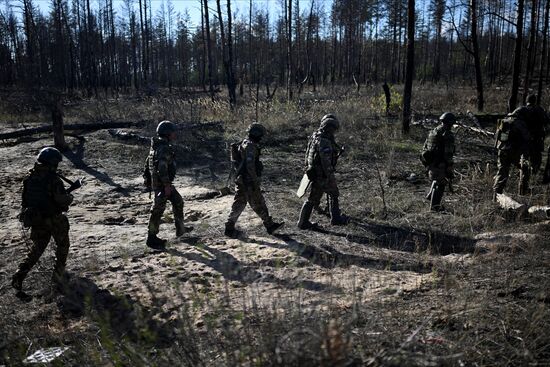 Russia Ukraine Military Operation Troops Training