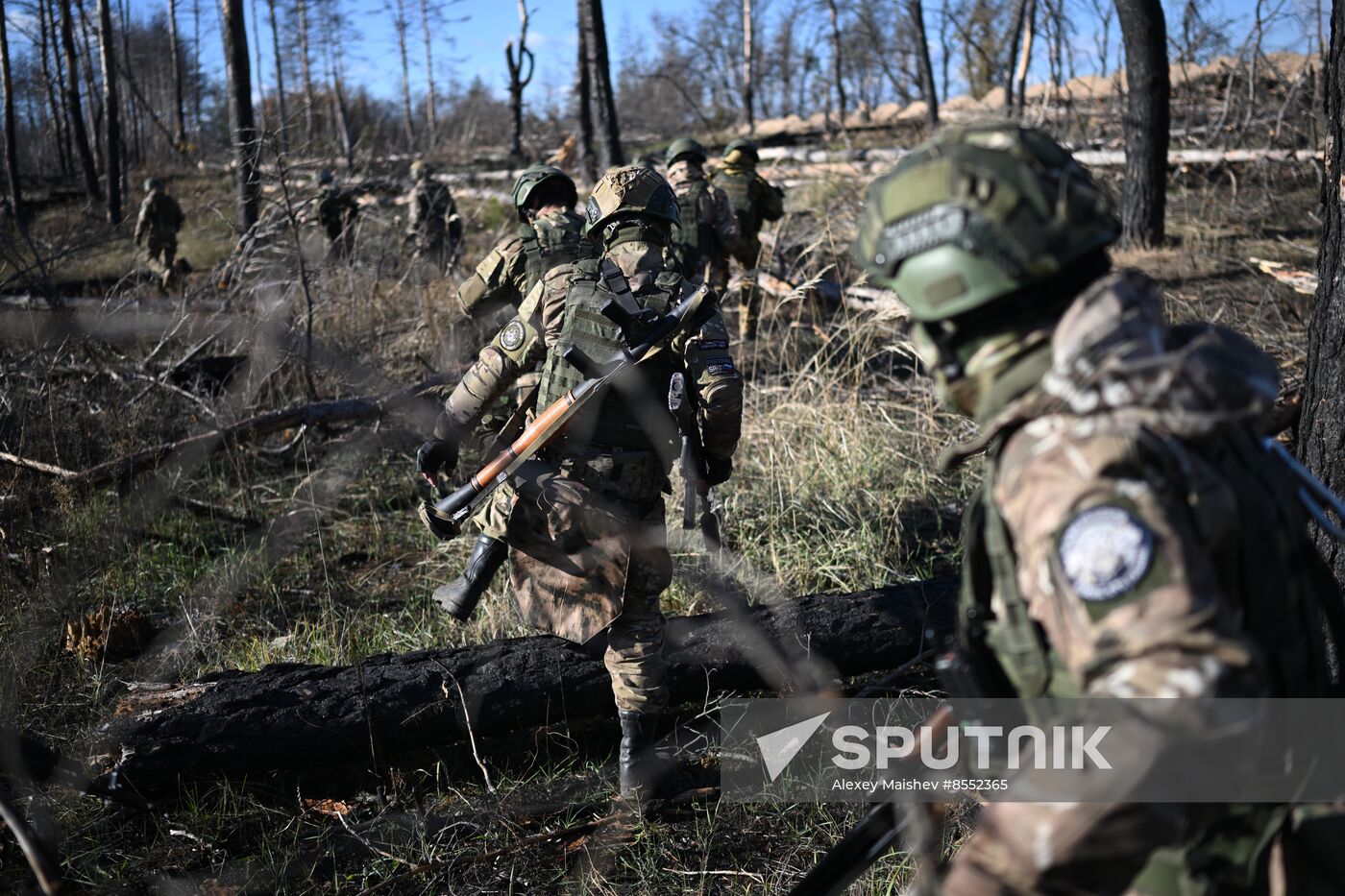 Russia Ukraine Military Operation Troops Training
