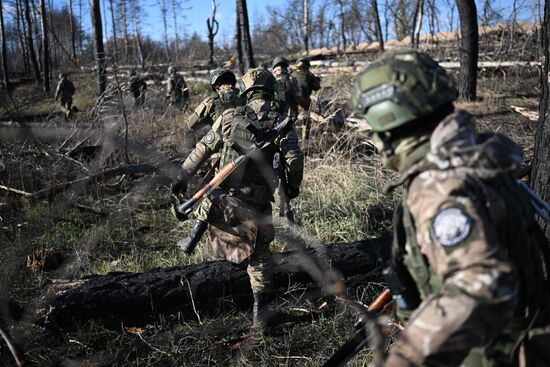 Russia Ukraine Military Operation Troops Training