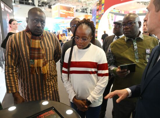 International RUSSIA EXPO Forum and Exhibition. Burkina-Faso delegation