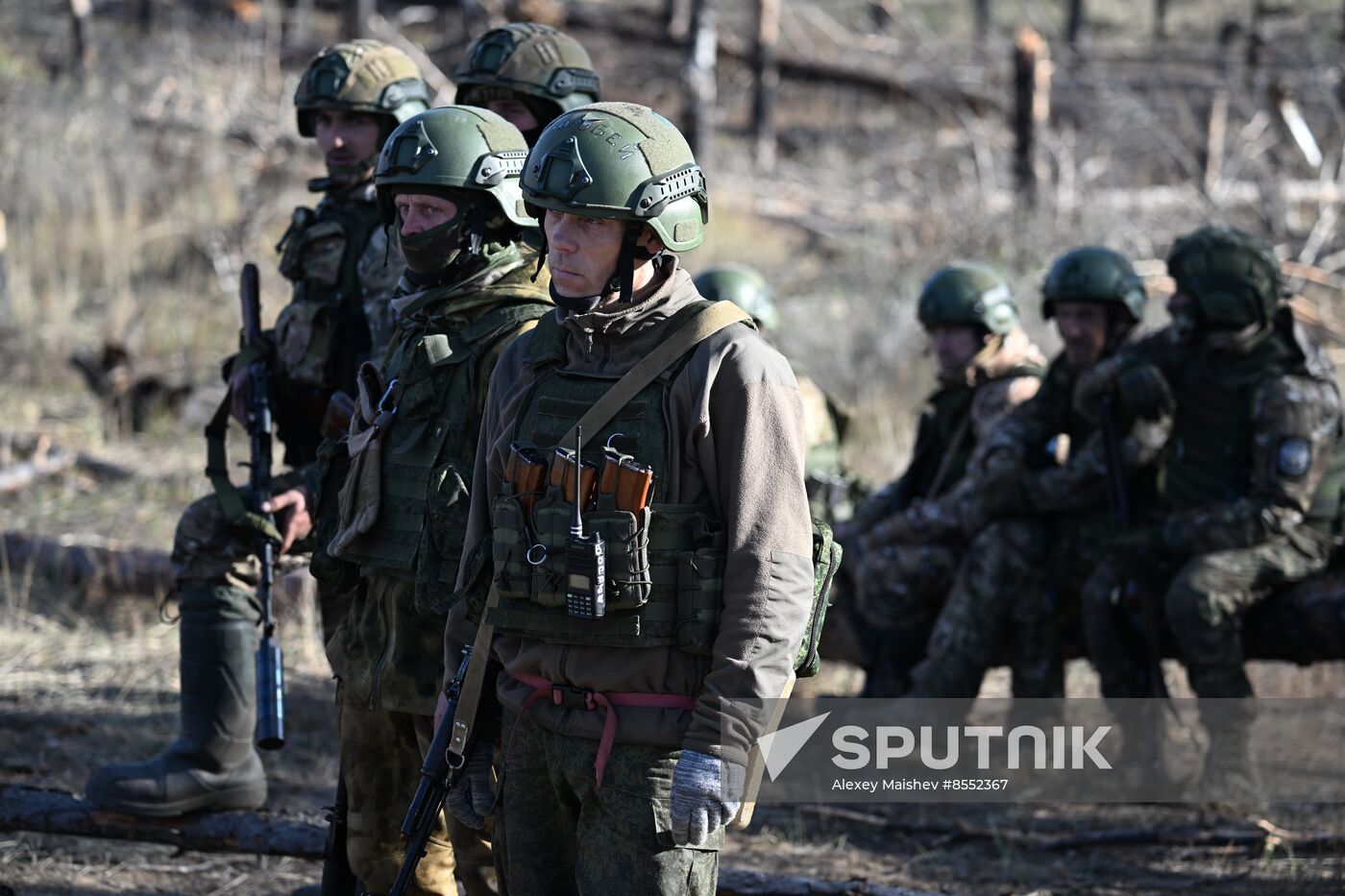 Russia Ukraine Military Operation Troops Training