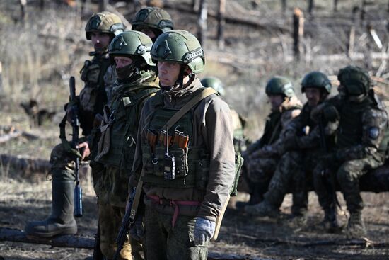 Russia Ukraine Military Operation Troops Training