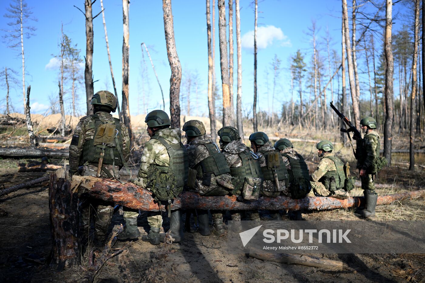 Russia Ukraine Military Operation Troops Training