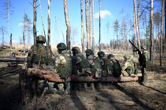 Russia Ukraine Military Operation Troops Training
