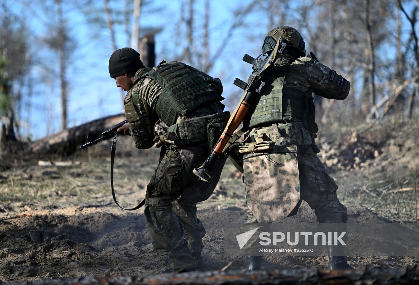 Russia Ukraine Military Operation Troops Training