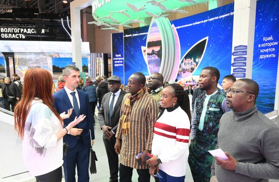 International RUSSIA EXPO Forum and Exhibition. Burkina-Faso delegation