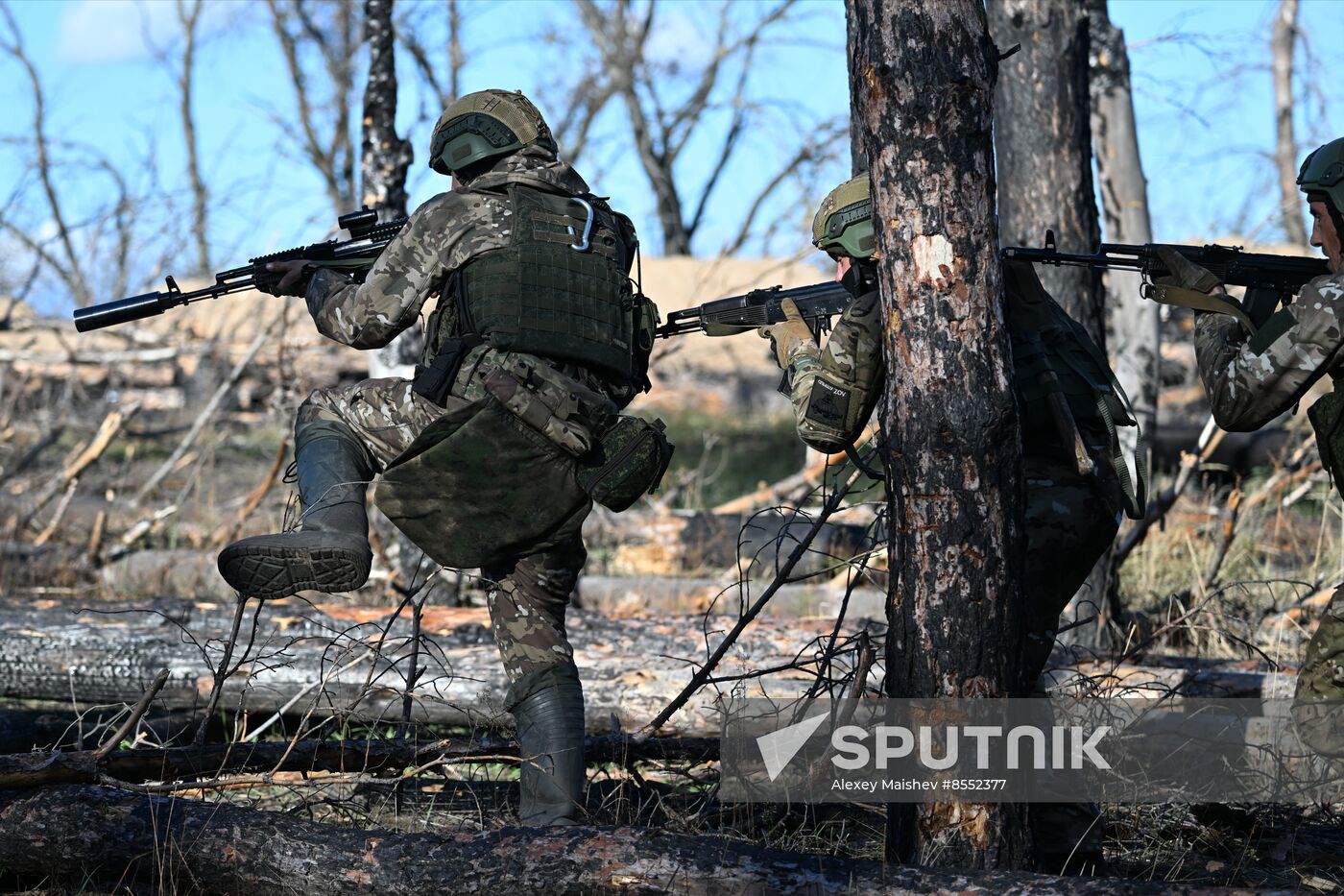 Russia Ukraine Military Operation Troops Training