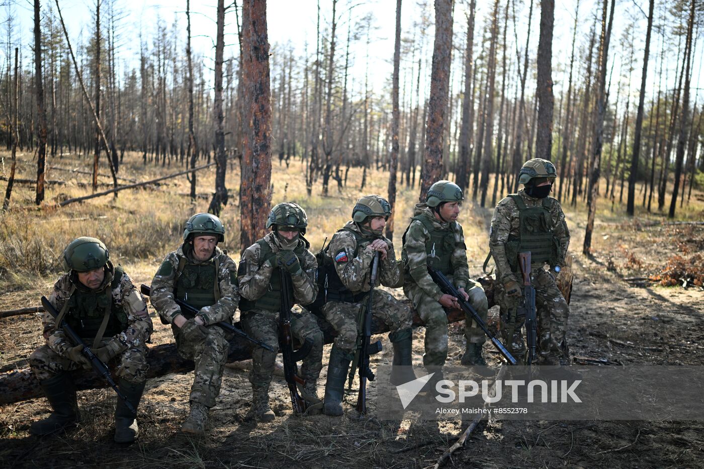 Russia Ukraine Military Operation Troops Training