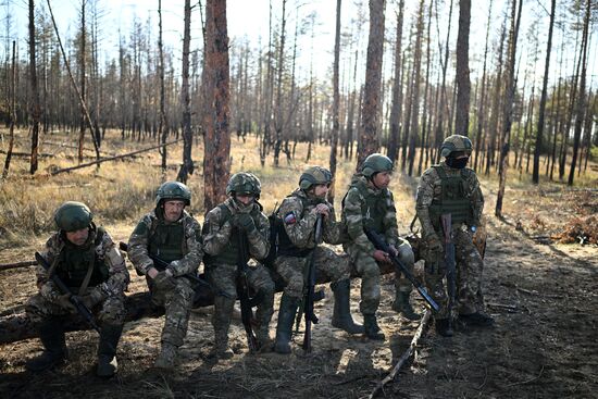 Russia Ukraine Military Operation Troops Training