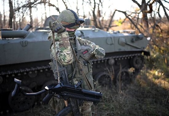 Russia Ukraine Military Operation Troops Training