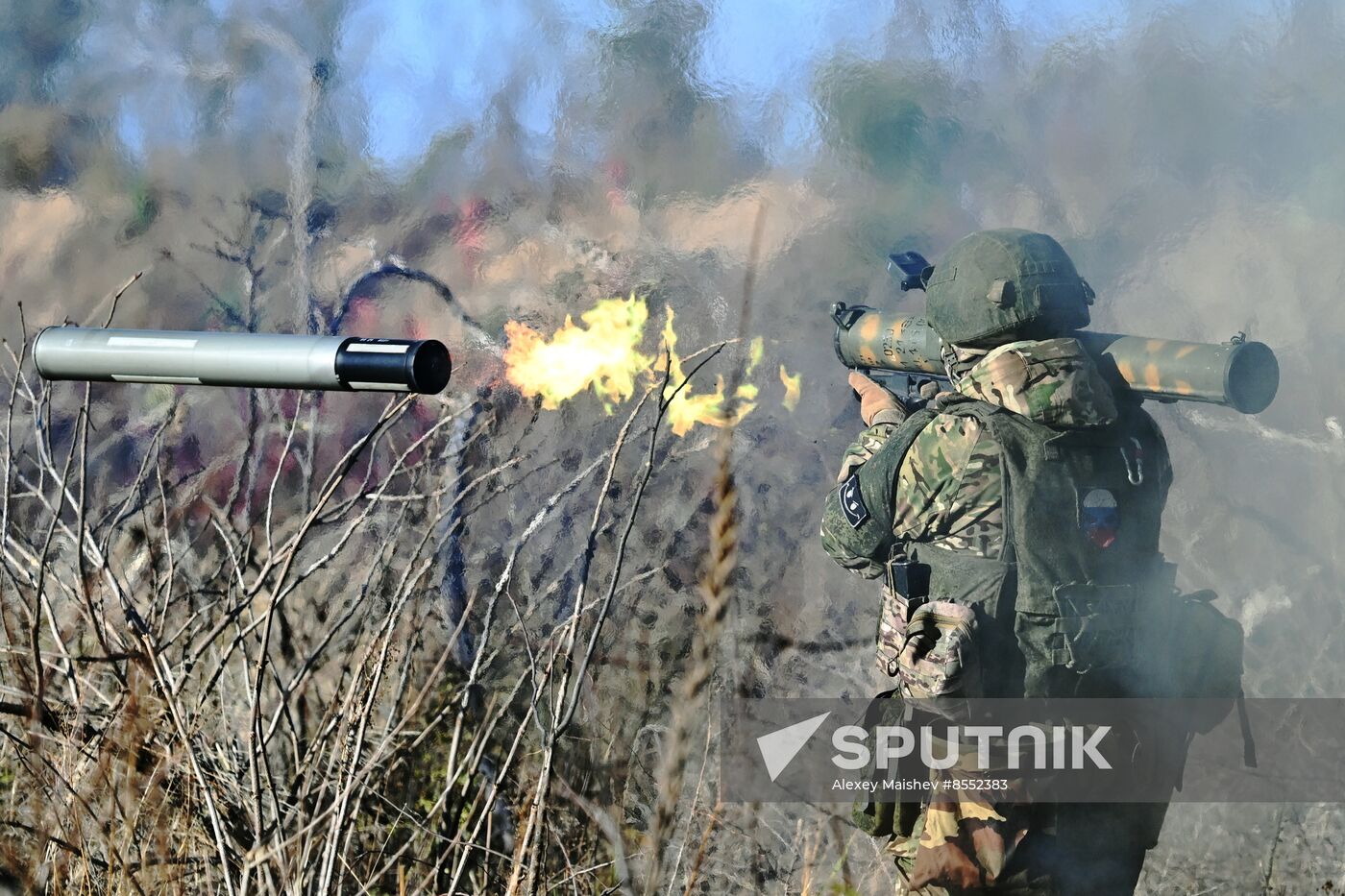 Russia Ukraine Military Operation Troops Training