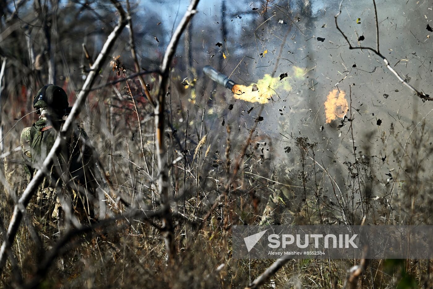 Russia Ukraine Military Operation Troops Training