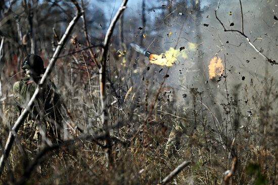 Russia Ukraine Military Operation Troops Training