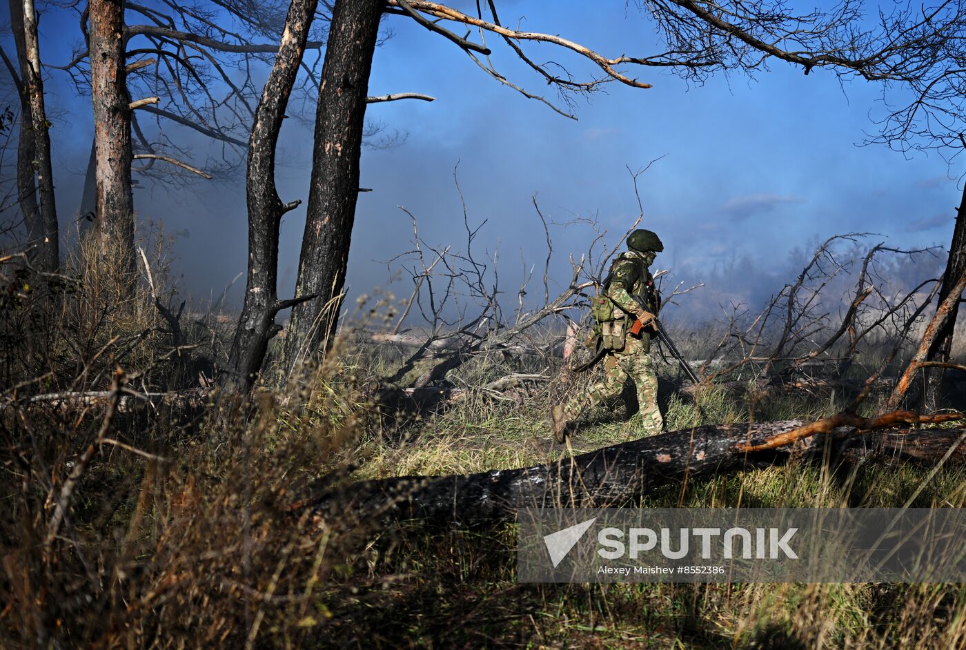 Russia Ukraine Military Operation Troops Training