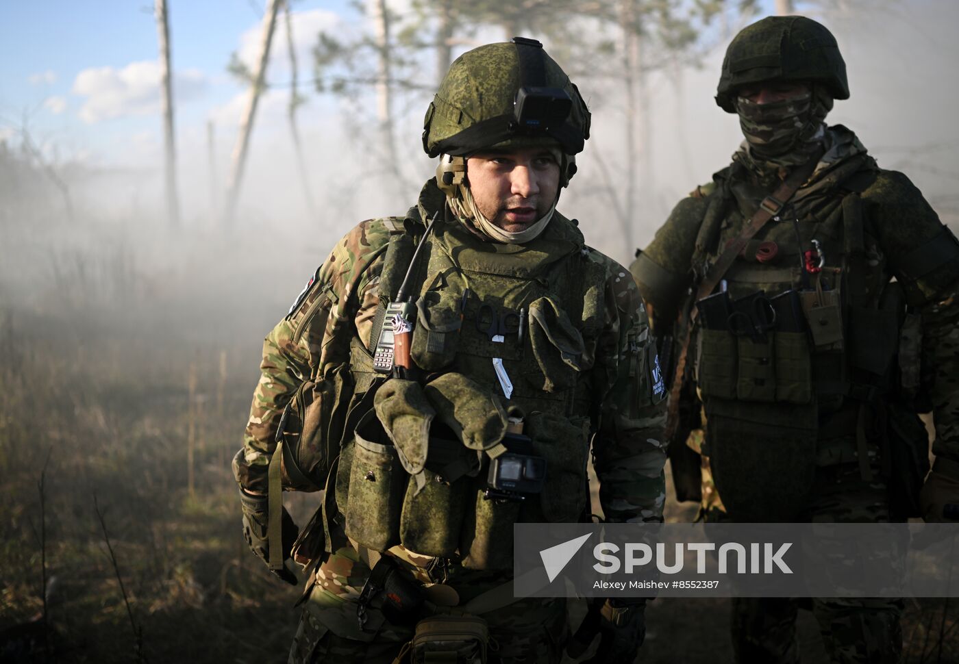 Russia Ukraine Military Operation Troops Training