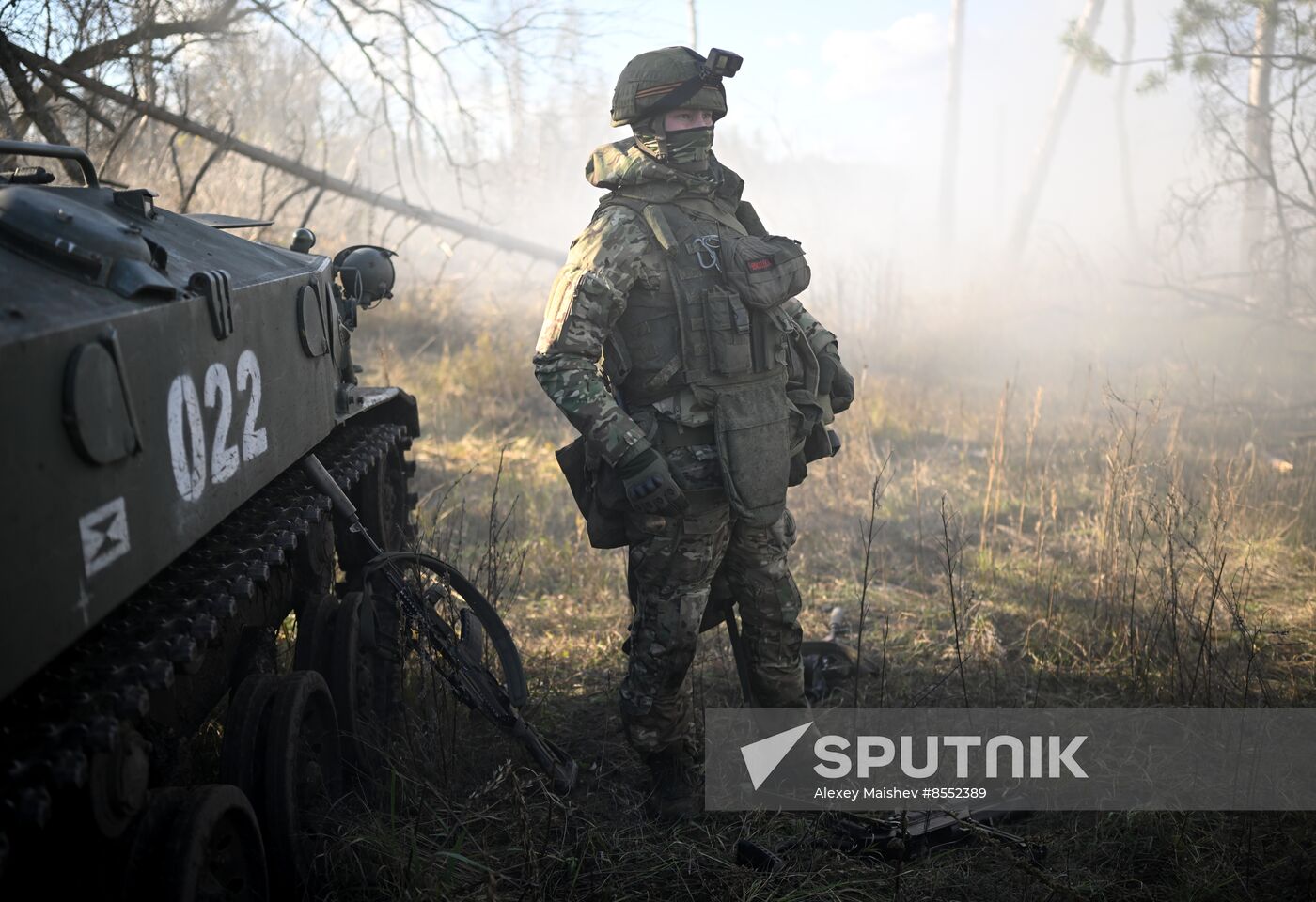 Russia Ukraine Military Operation Troops Training