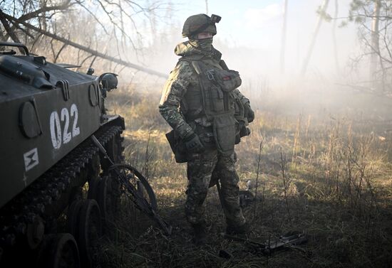 Russia Ukraine Military Operation Troops Training